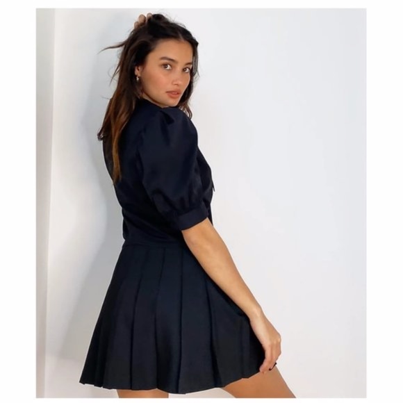 NWT Sunday Best Black New Solitaire Blouse XS - Picture 4 of 14